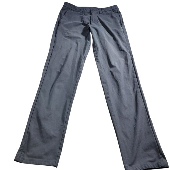 Lululemon Pants Mens 30x30.5 Gray Slim Fit Warpstreme Performance Flaw* - Picture 1 of 9